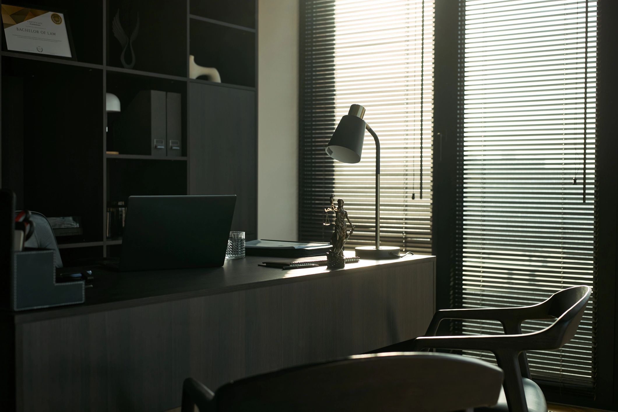 Family law consultation office interior